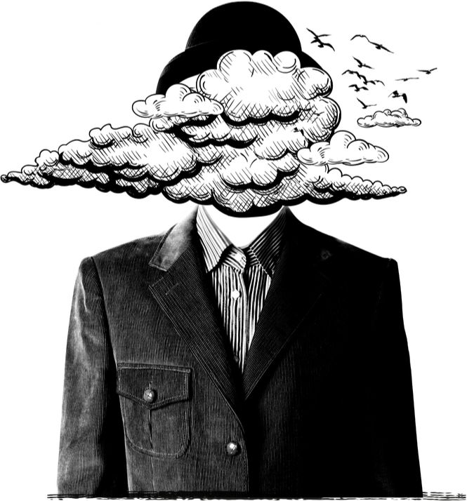 Man in bowler hat